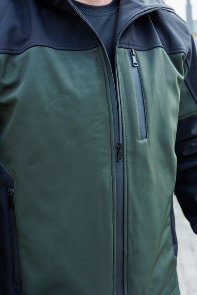Чоловіча куртка outdoor Softshell софтшелл, Хакі, 48 (S)