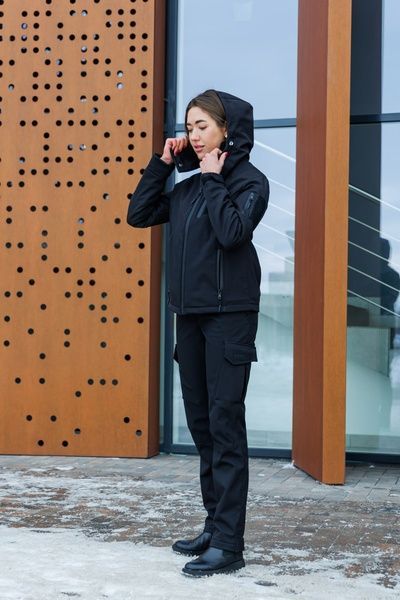 Костюм Softshell жіночий, Чорний, 46 (XS)