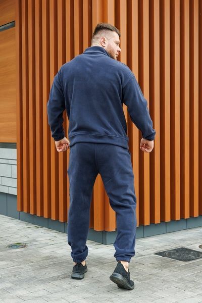 Чоловічий теплий спортивний костюм Polar на флісі, Sierra Blue, 48 (S)